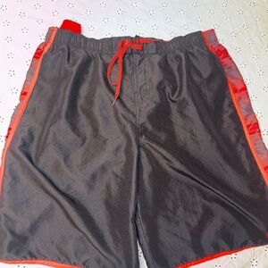 Nike Dri-FIT Athletic Basketball Shorts Black Red XXL Drawstring
